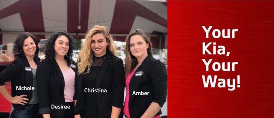 Female sales team at Ed Morse Kia Sierra Vista